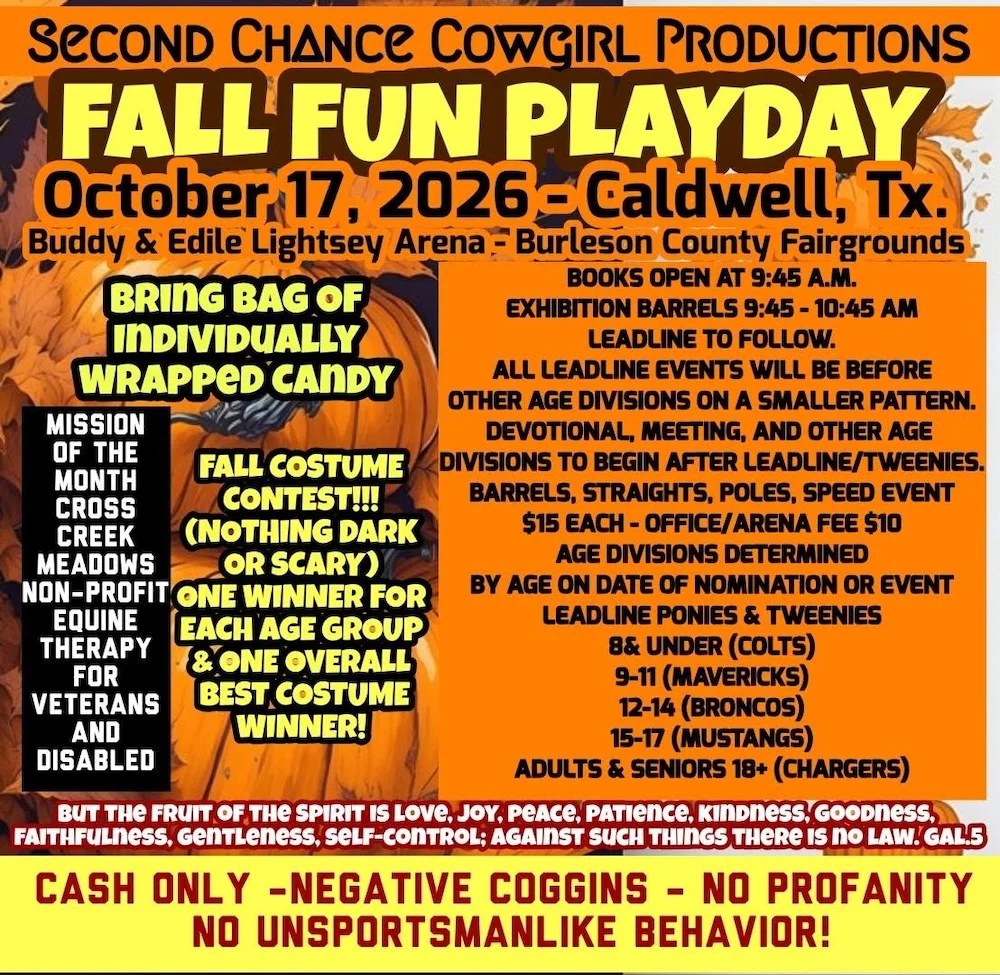 SCCP Fall Fun Playday flyer