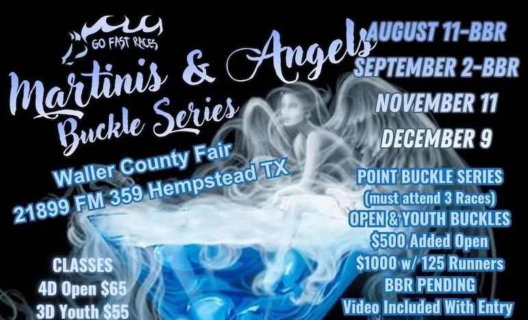 Martinis & Angels Buckle Series flyer