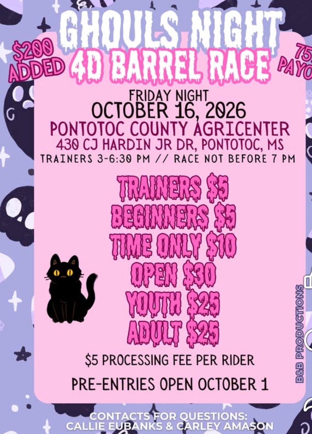 GHOULS NIGHT 4D flyer