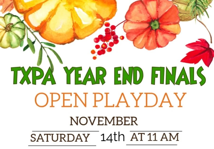 Texas Playday Assoc Year End Finals