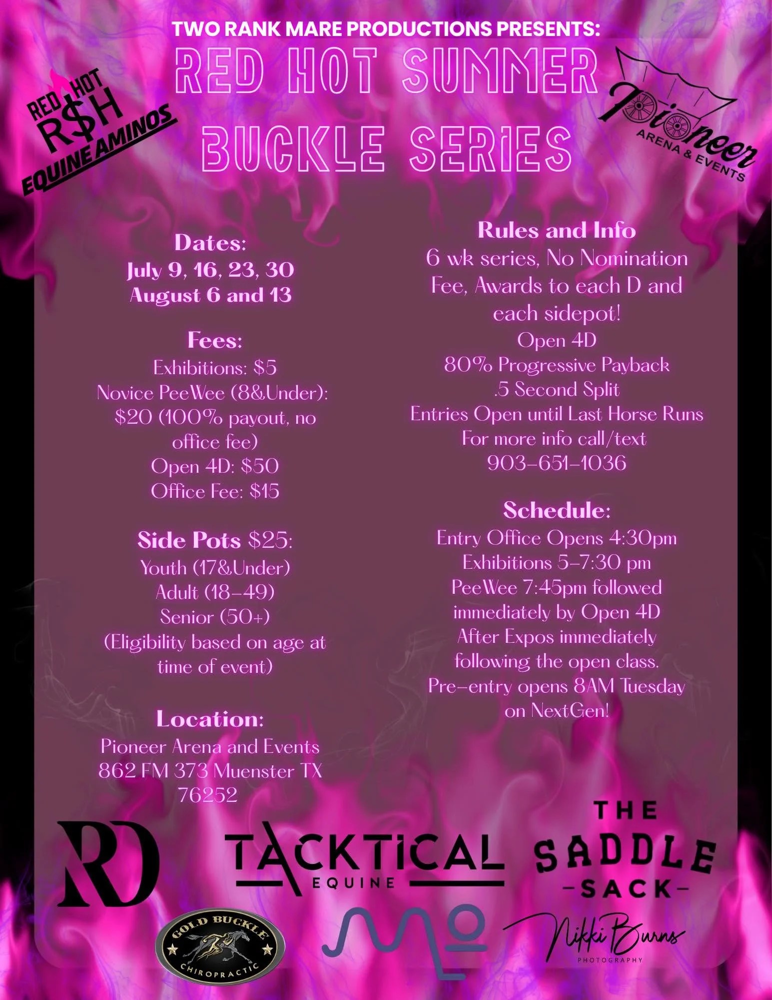 Red Hot Summer Buckle Series