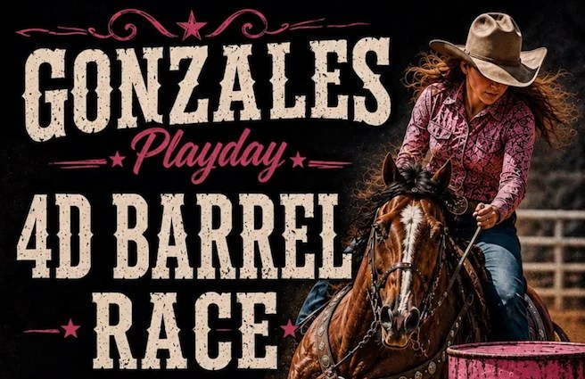 Gonzales Playday 4D Barrel Race