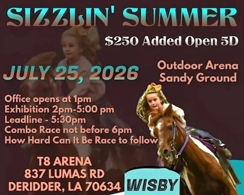 Sizzlin’ Summer $250 Added Open 5D