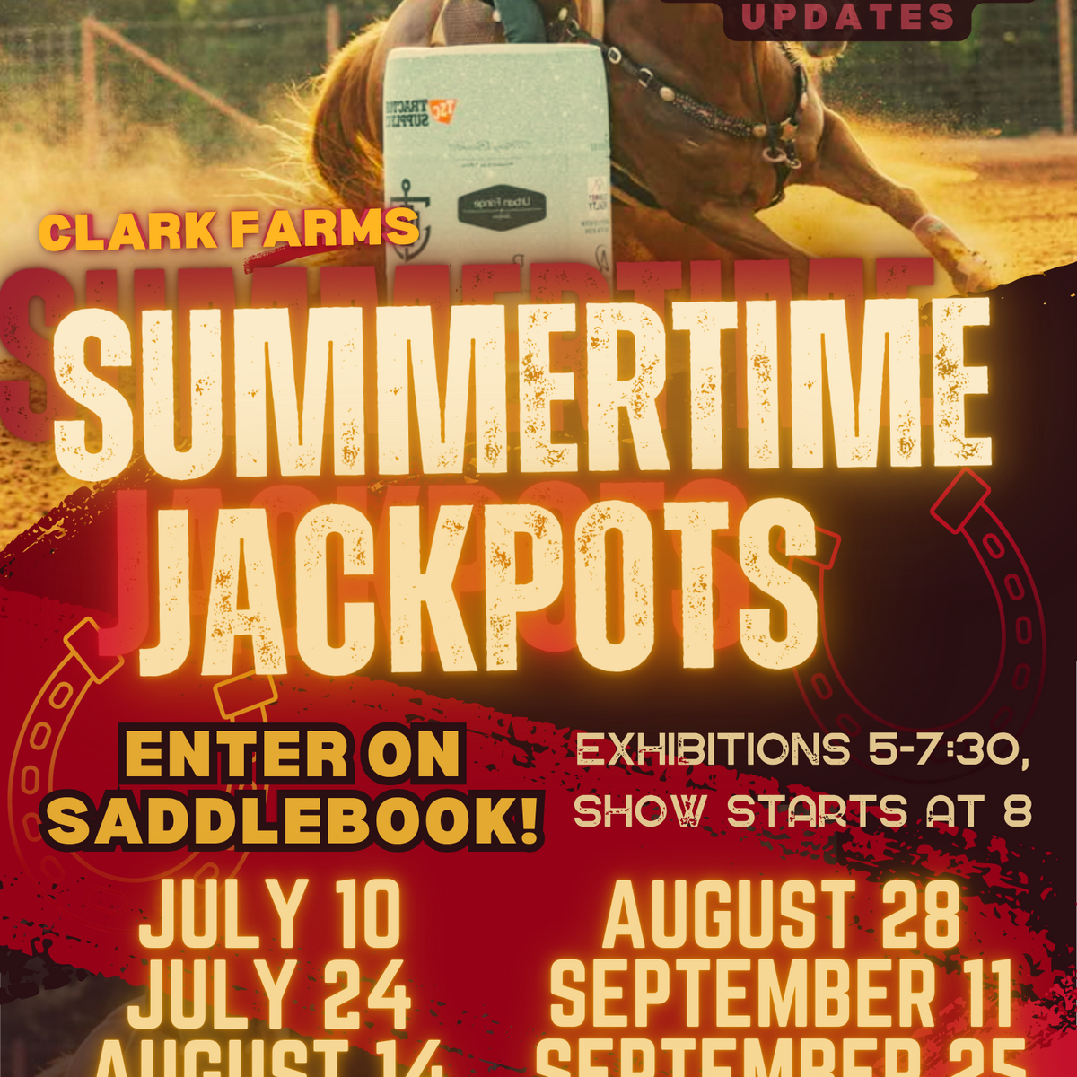 Clark Farms Friday Night Jackpot JULY 24