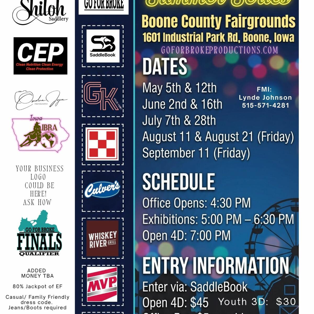 Jackpot Junkie Summer Series 8/21 (BOONE, IOWA) | Go For Broke Productions