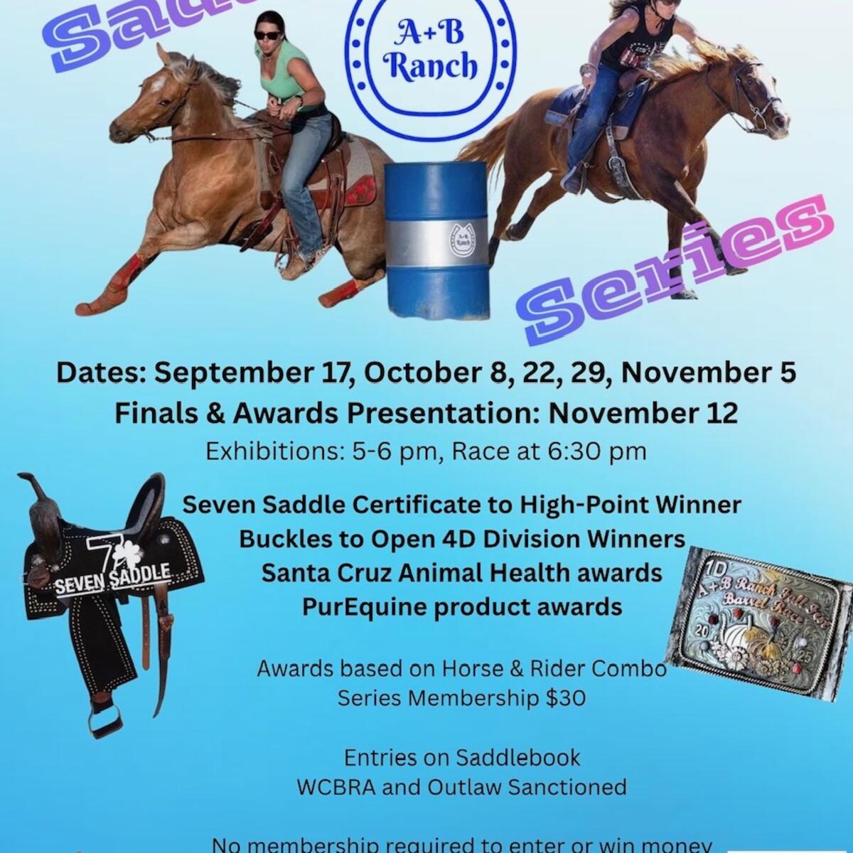 A+B Ranch Saddle Series