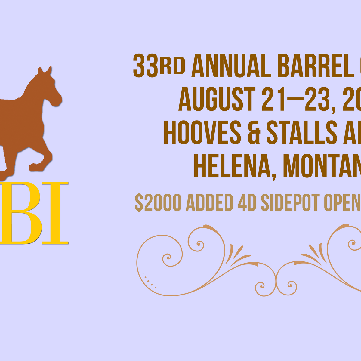2026 BBI Sidepot Barrel of Gold, Helena, Montana flyer in Helena, MT