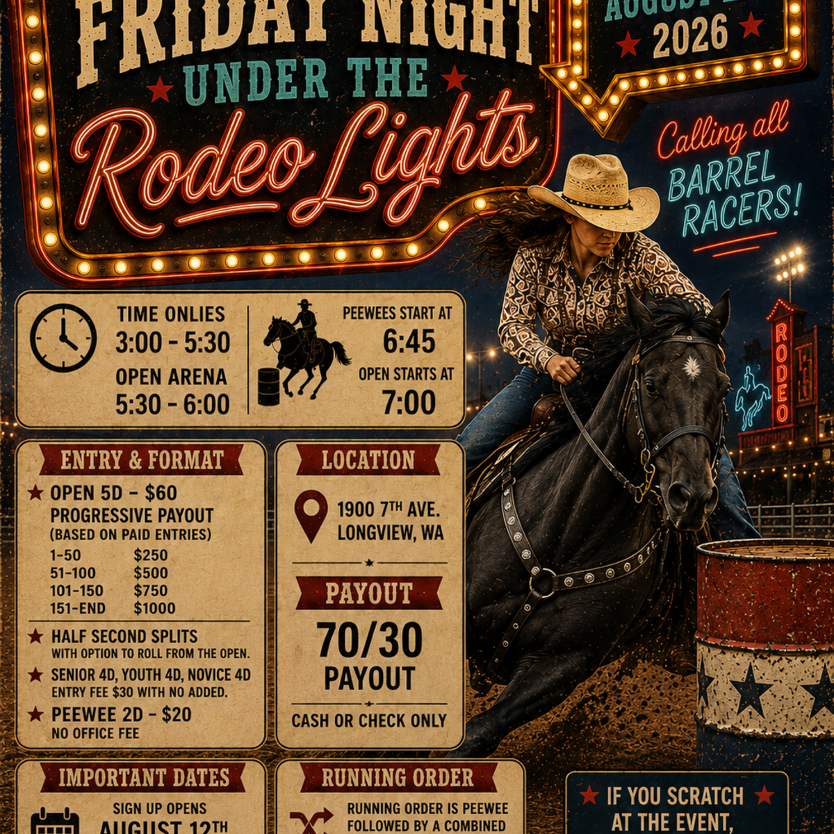 Friday Night Under the Rodeo Lights
