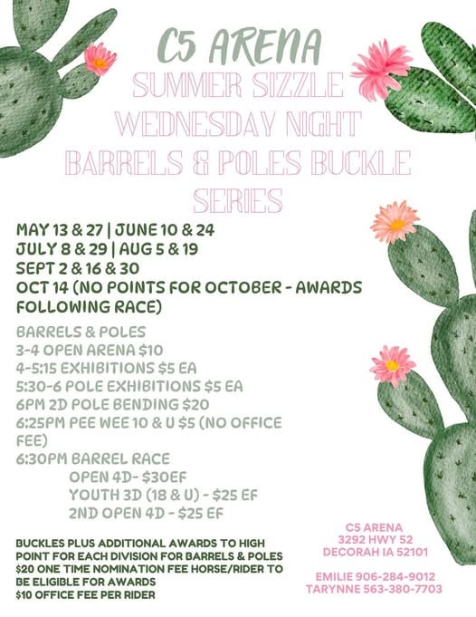 Summer Sizzle Barrels & Poles