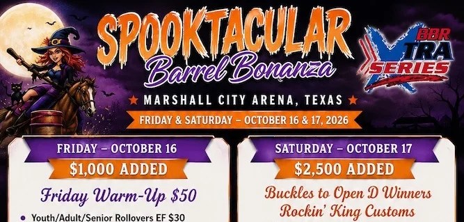 2026 Spooktacular Barrel Bonanza flyer