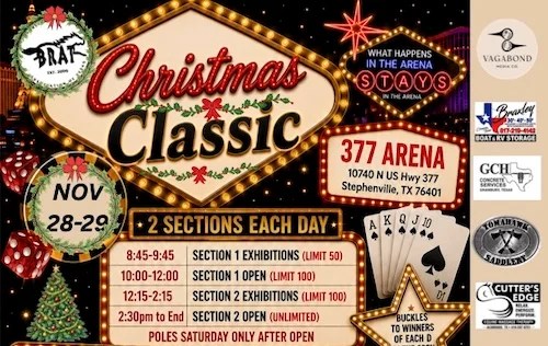 BRAT Christmas Classic Nov 28-29 at 377 Arena flyer
