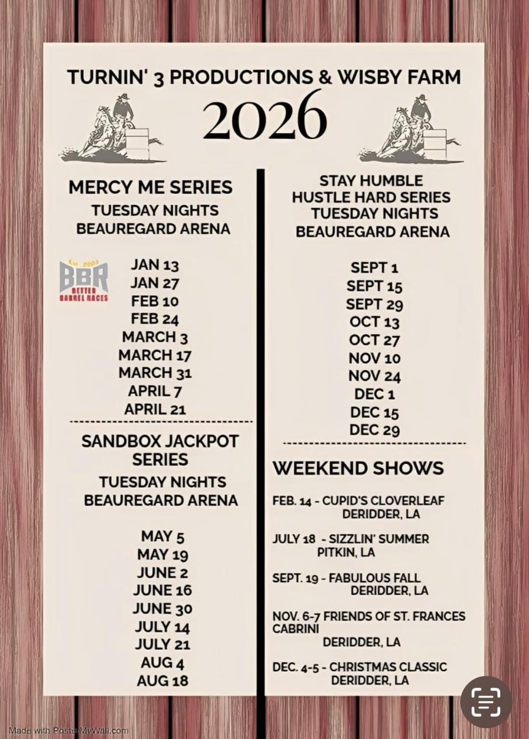 Sandbox Jackpot Series - Tuesday Nights