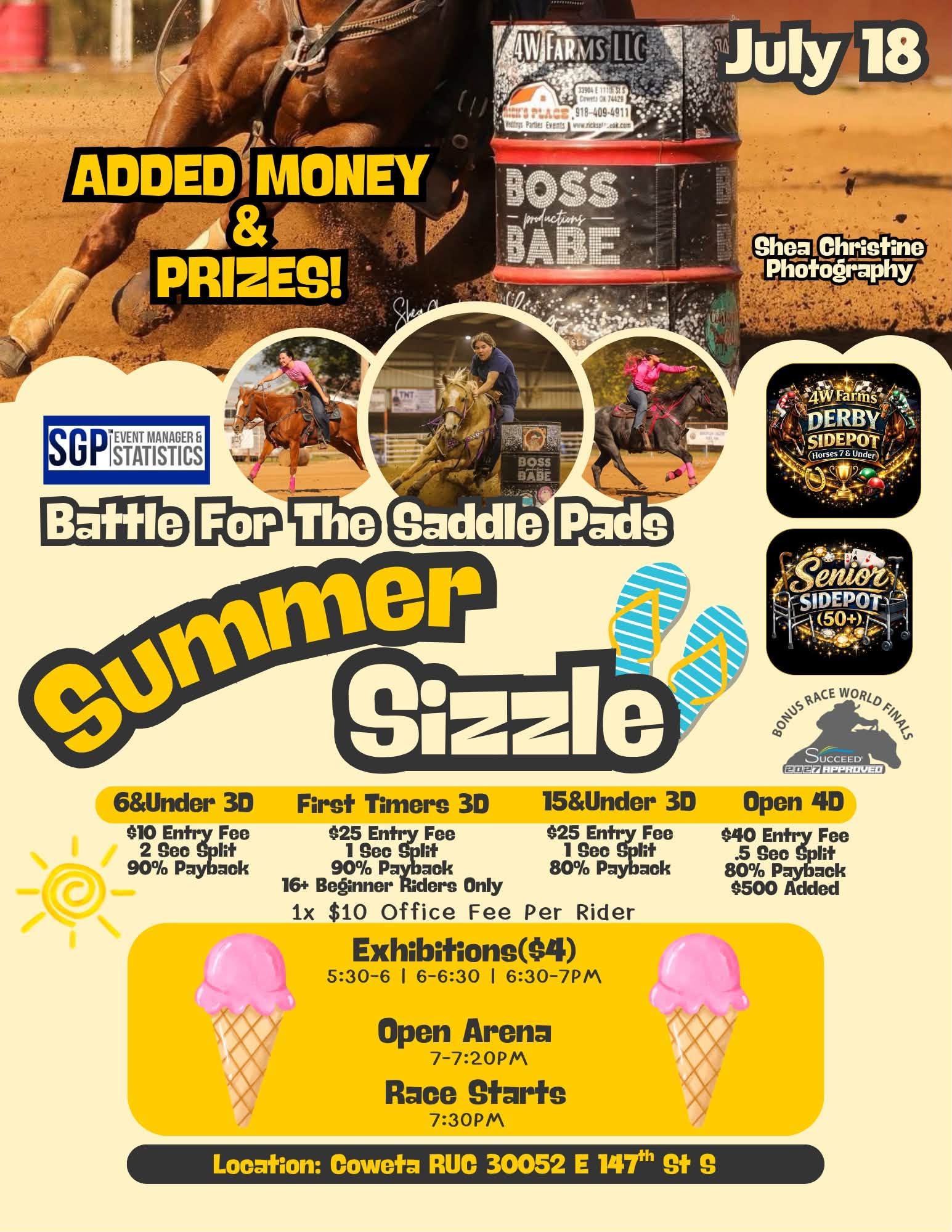 Battle For The Saddle Pad Summer Sizzle