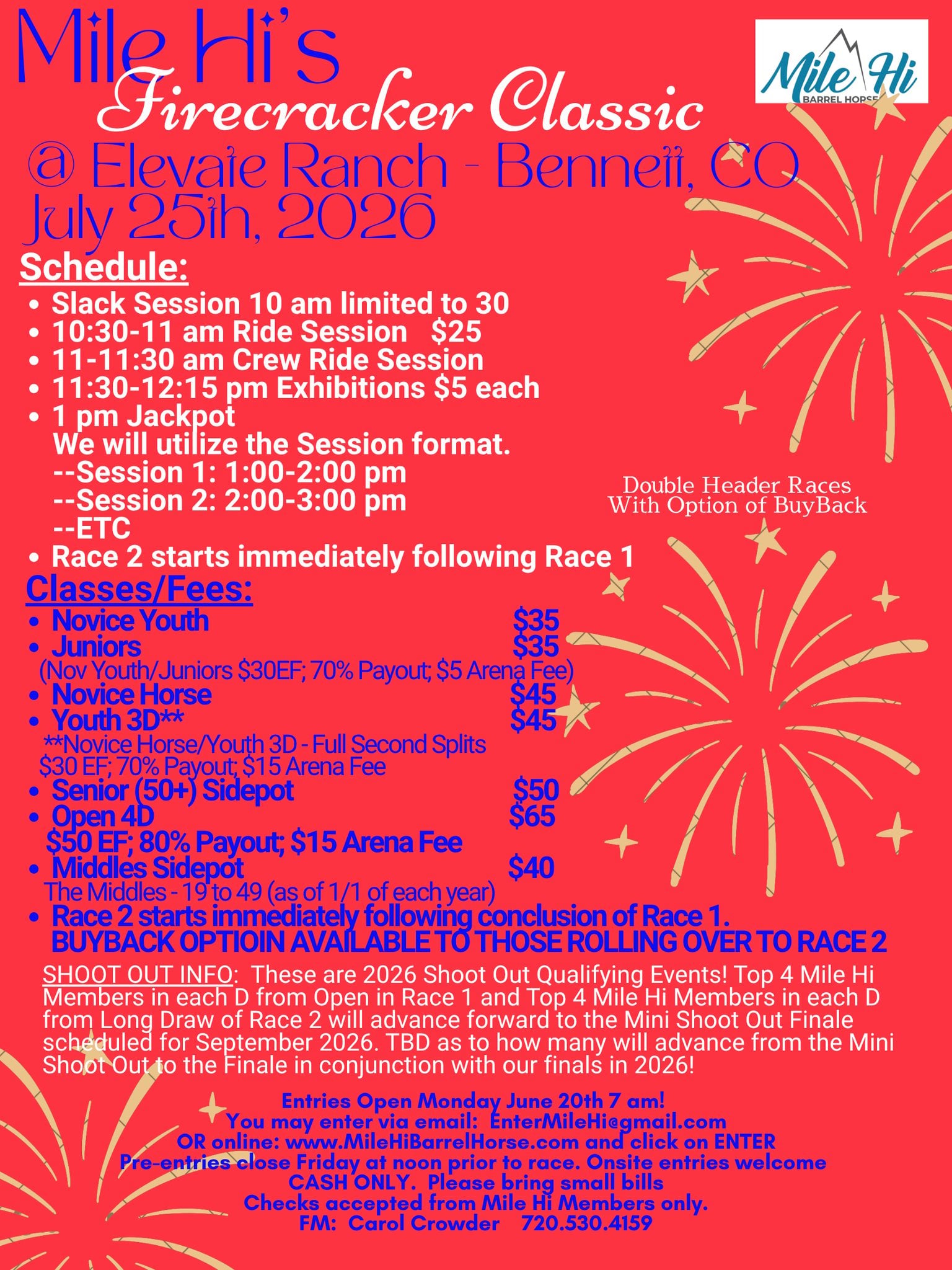 Mile Hi's Firecracker Classic