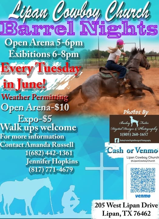 Lipan Cowboy Church Barrel Nights