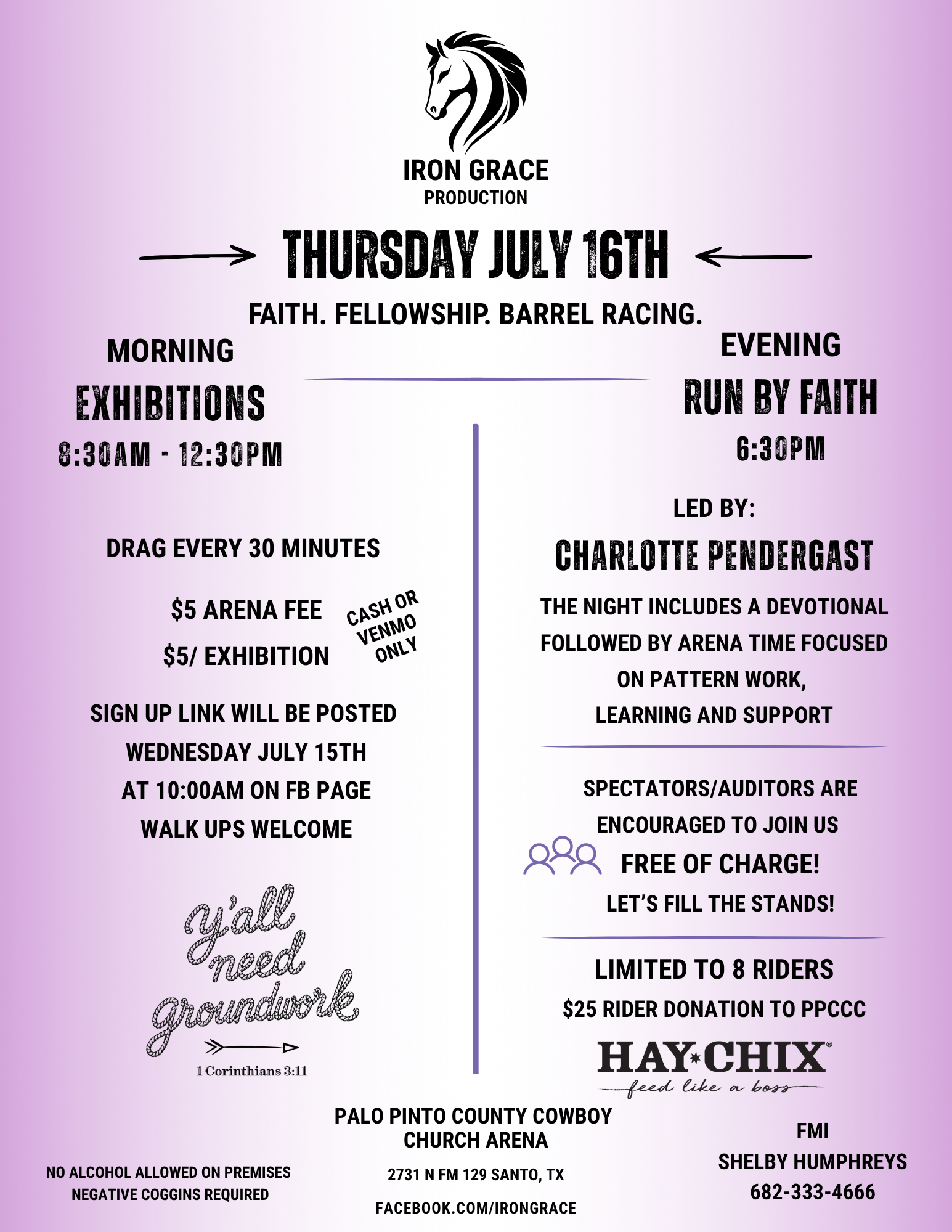 Exhibitions and Run By Faith