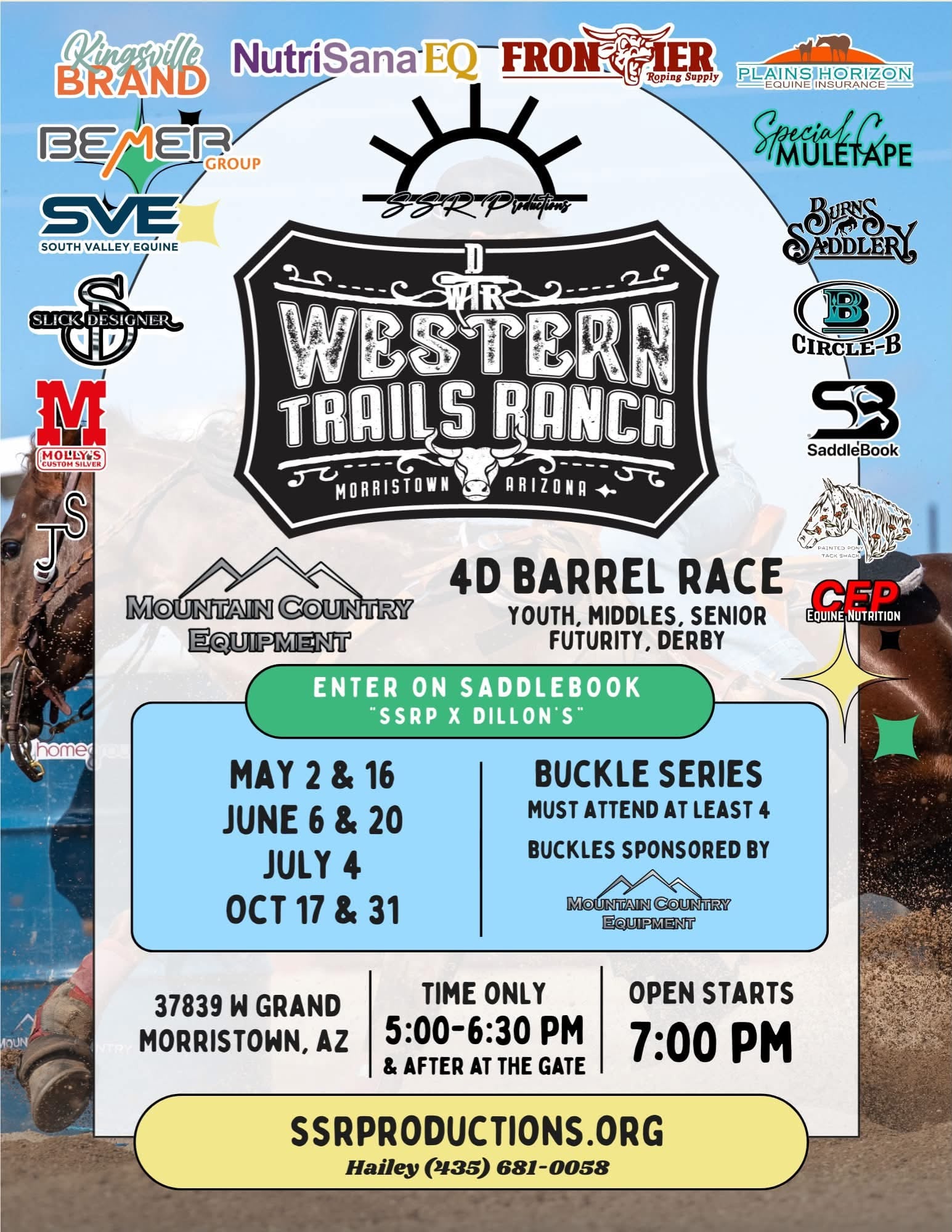 SSRP x Dillon's WTR 4D flyer