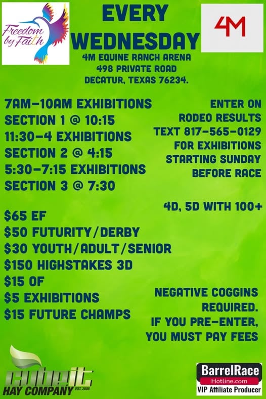 Barrel Racing Every Wednesday