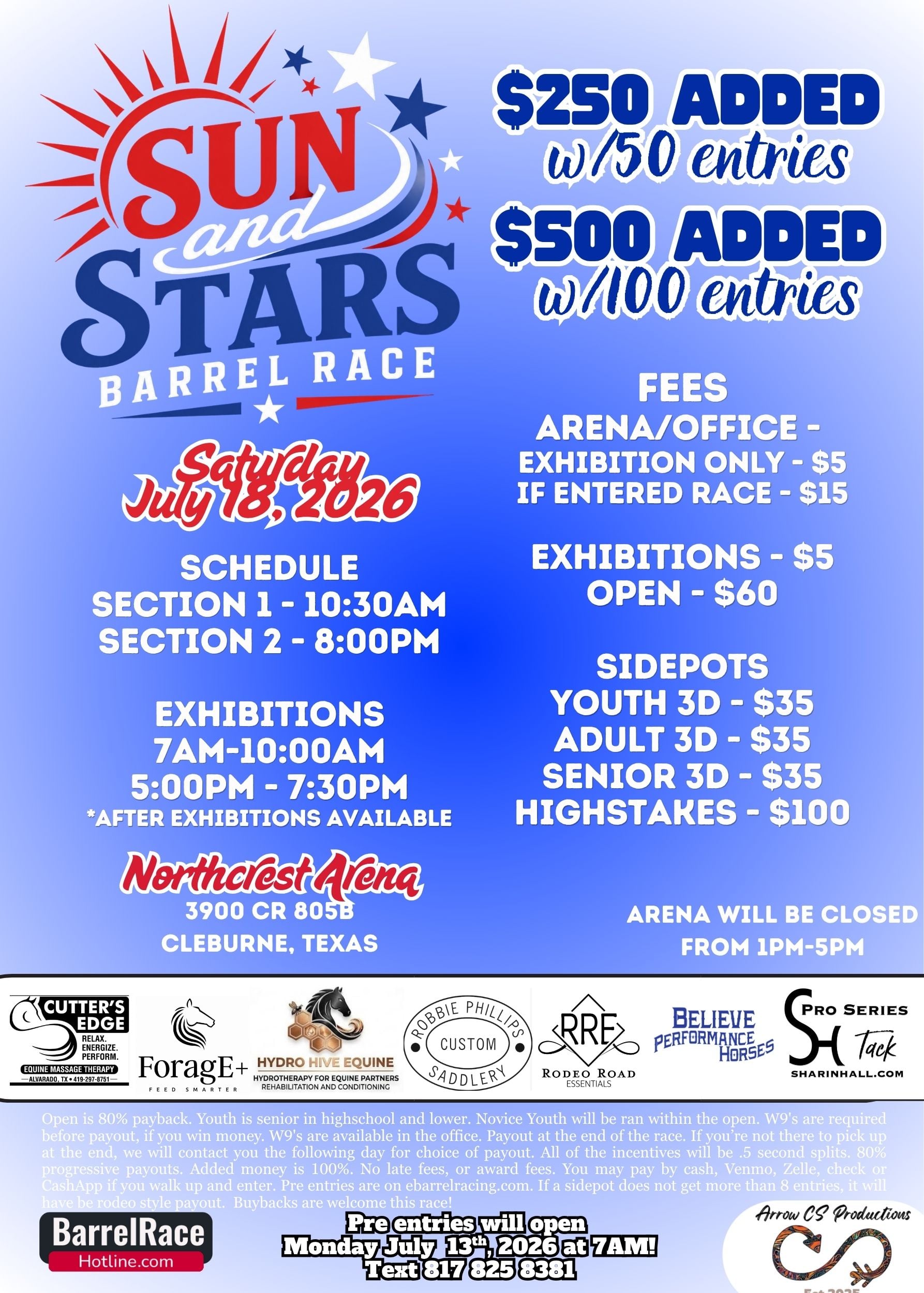 Stars & Stripes Barrel Race