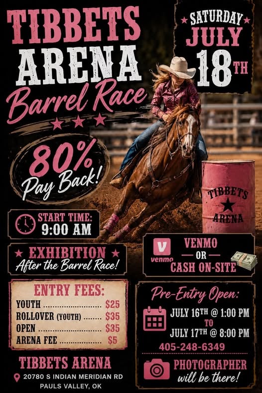 Tibbets Arena Barrel Race