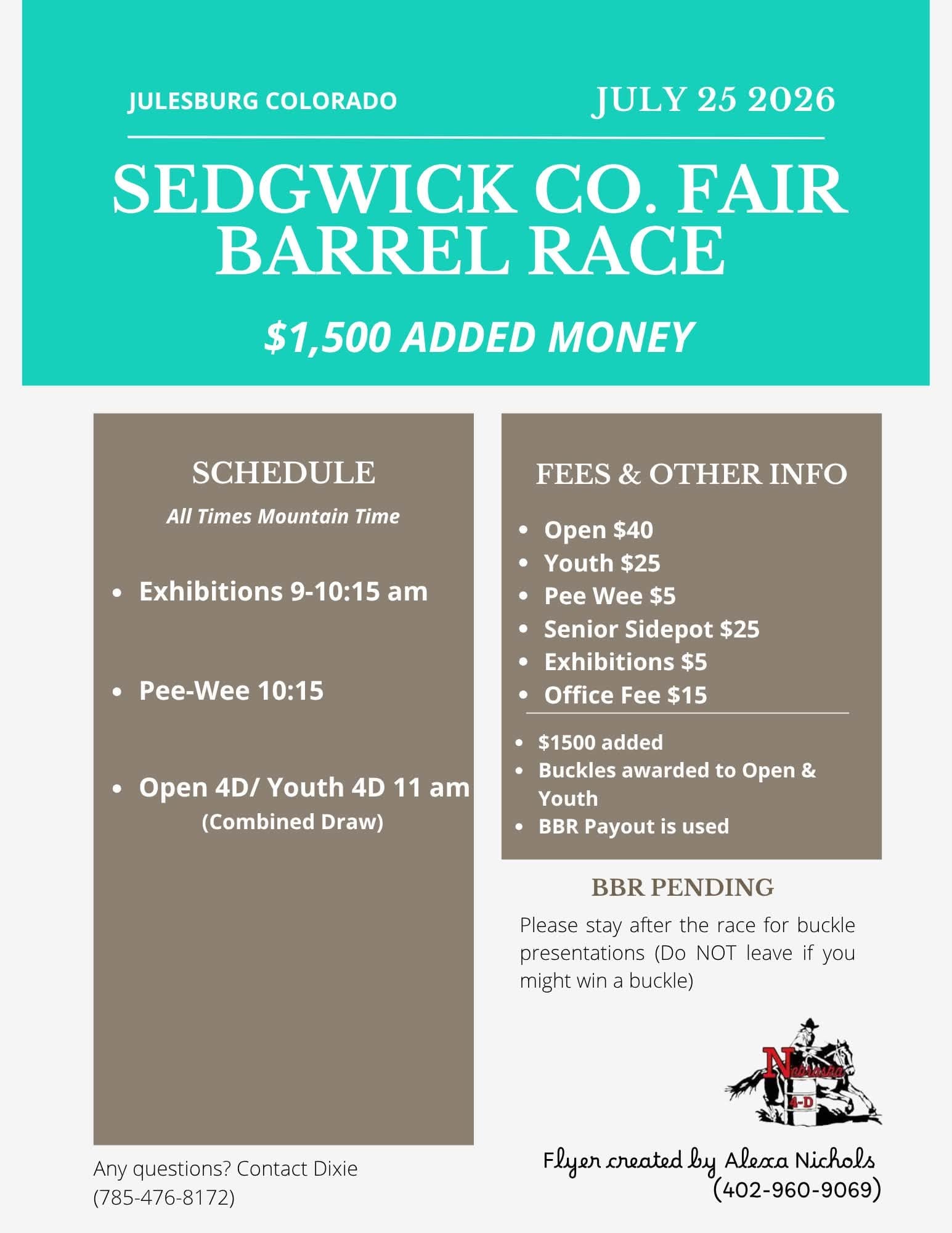 Sedgwick County Fair Barrel Race