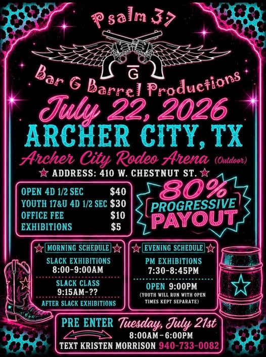 Open 4D Barrel Race