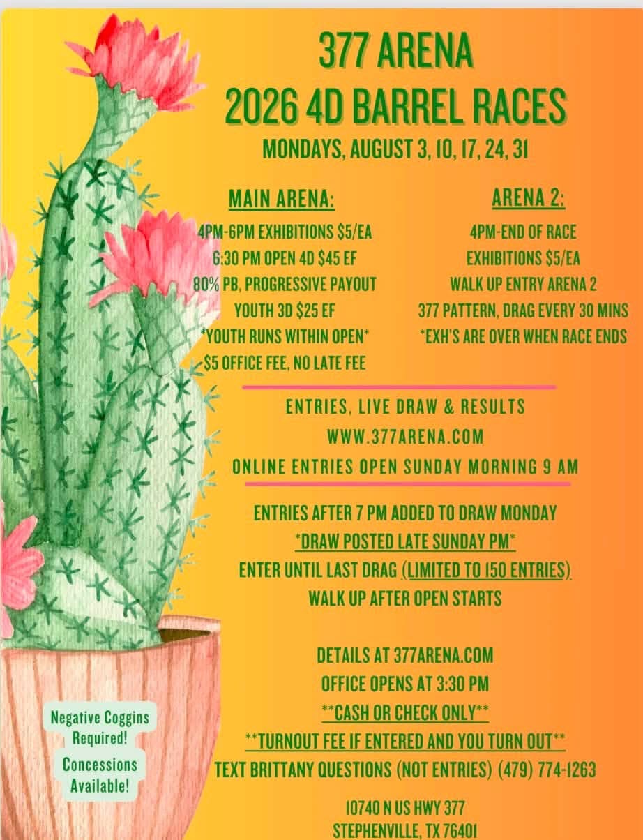 Monday Open 4D Races