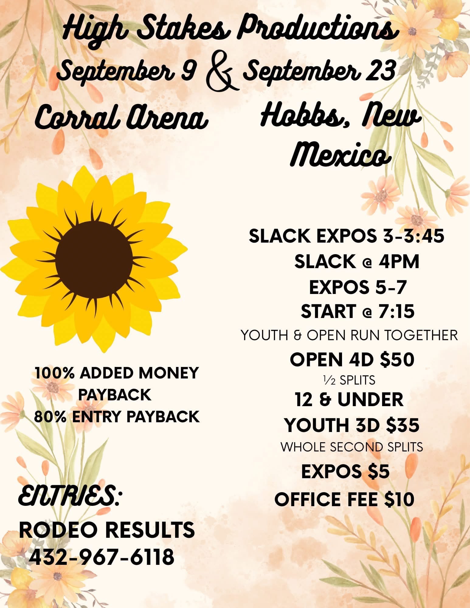 Wednesday Nights @ The Corral flyer