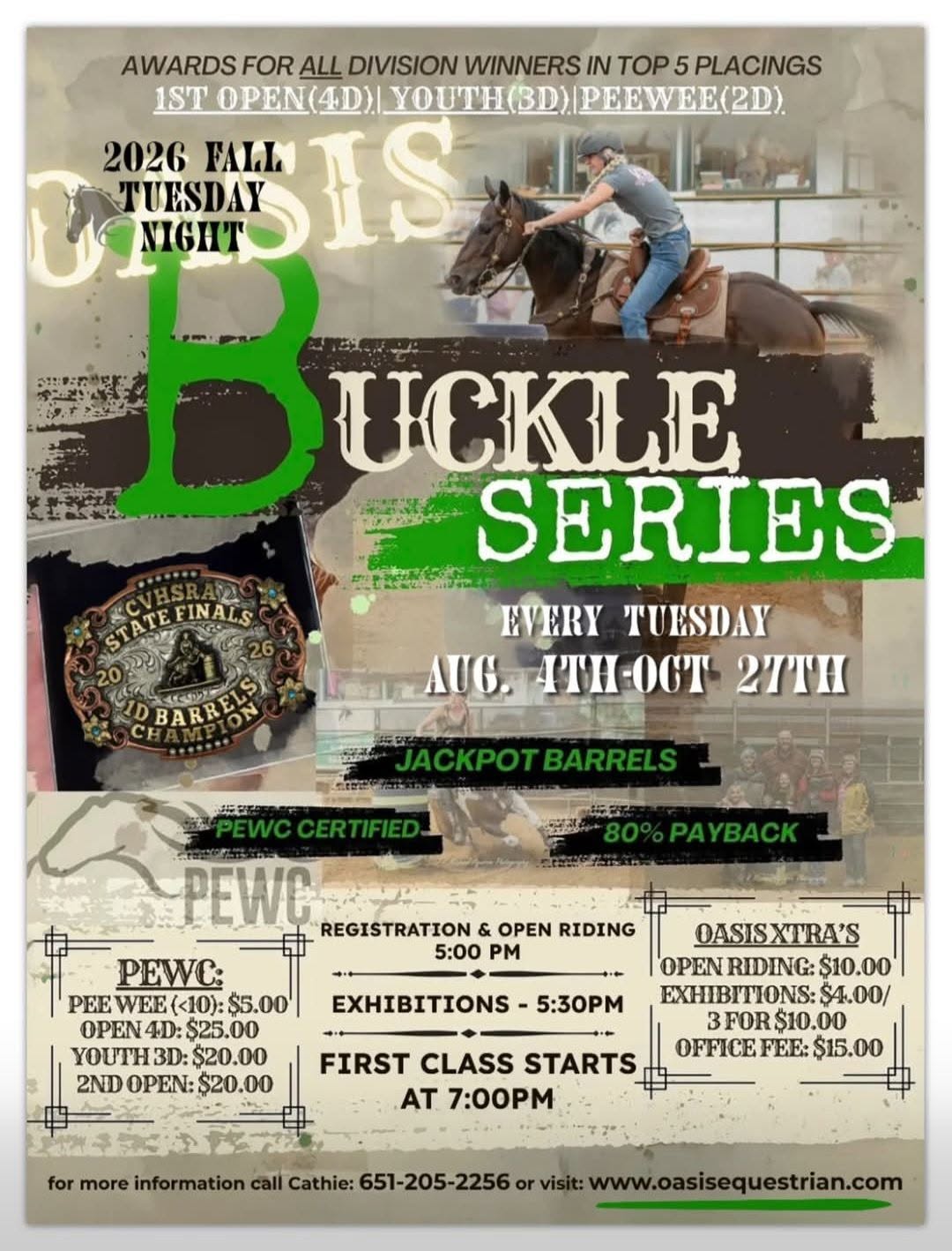 2026 Fall Tuesday Night Buckle Series