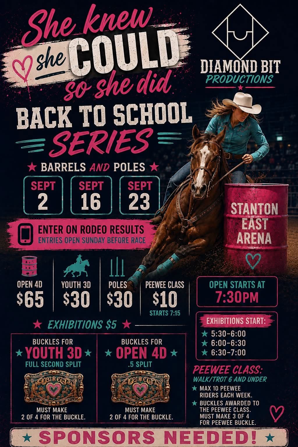 SHE KNEW SHE COULD SO SHE DID BACK TO SCHOOL SERIES flyer