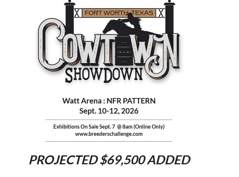 Cowtown Showdown | In Conjunction with Breeders Challenge flyer