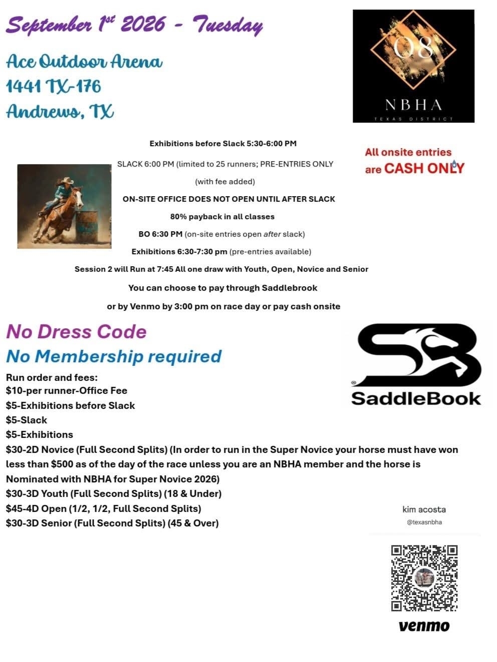 NBHA TX 08 Jackpot flyer