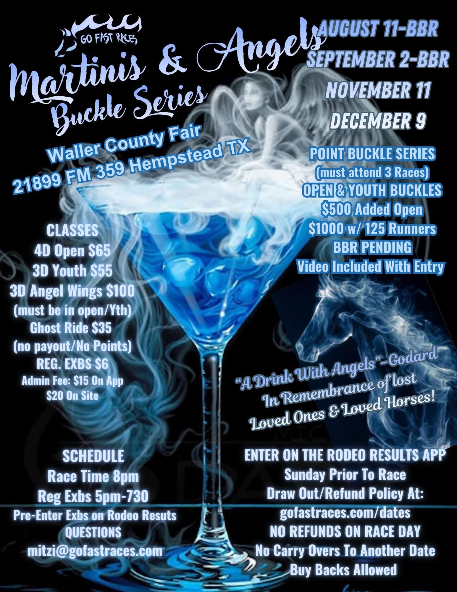 Martinis & Angels flyer