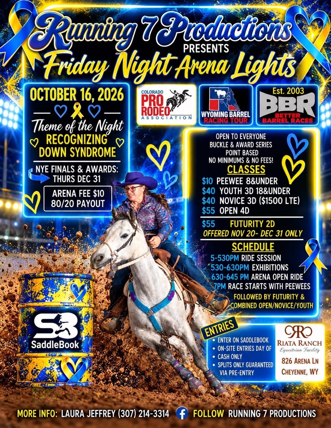 Friday Night Arena Lights flyer