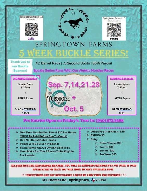 SPRINGTOWN FARMS BUCKLE SERIES