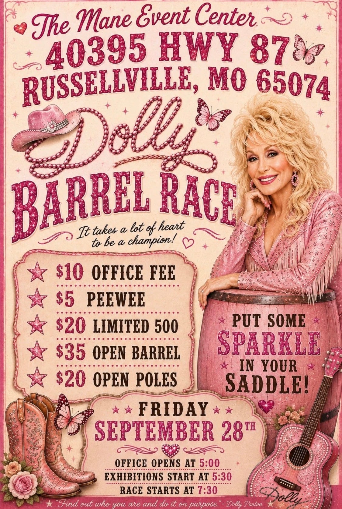 Dolly Barrel Race