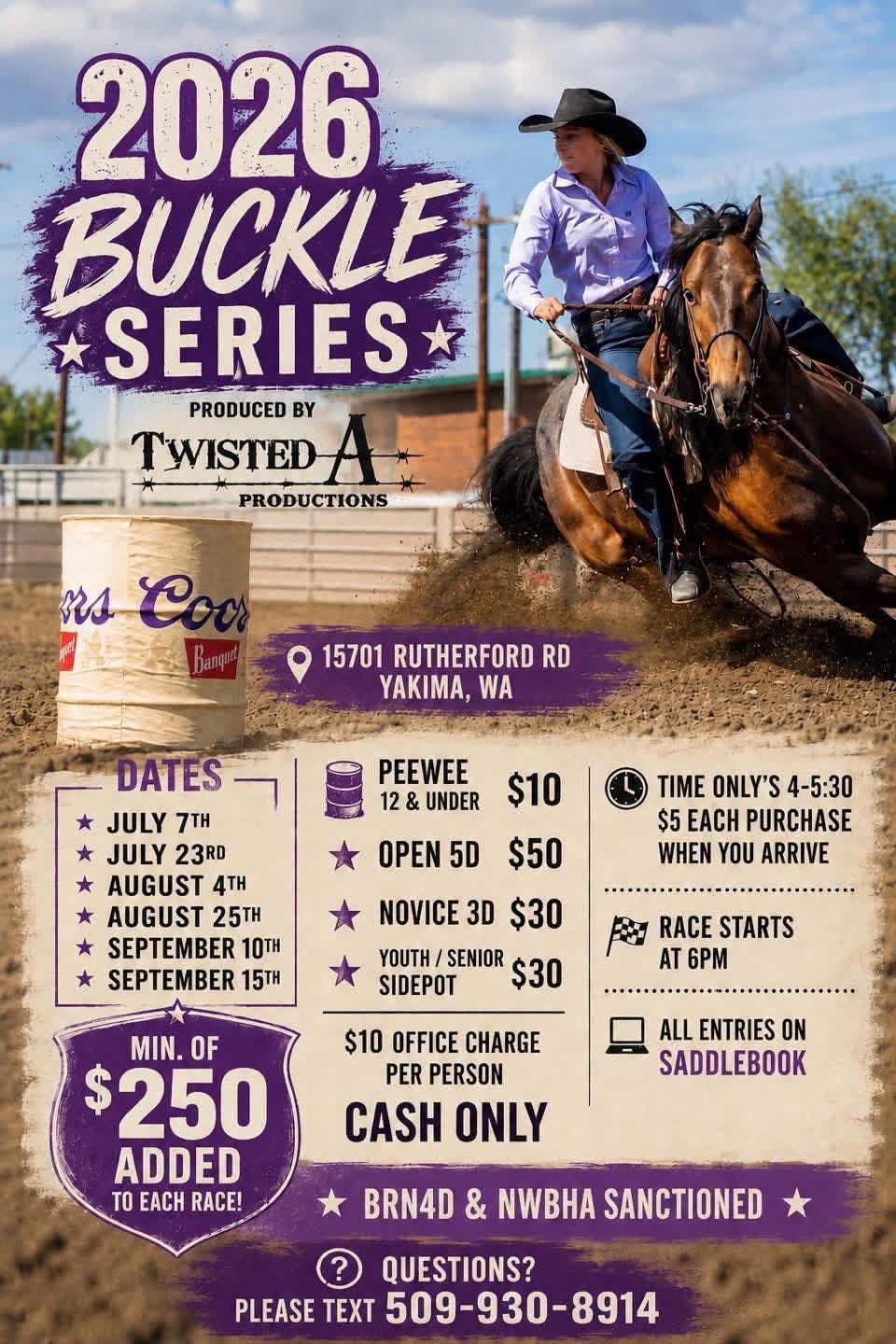 2026 Buckle Series flyer