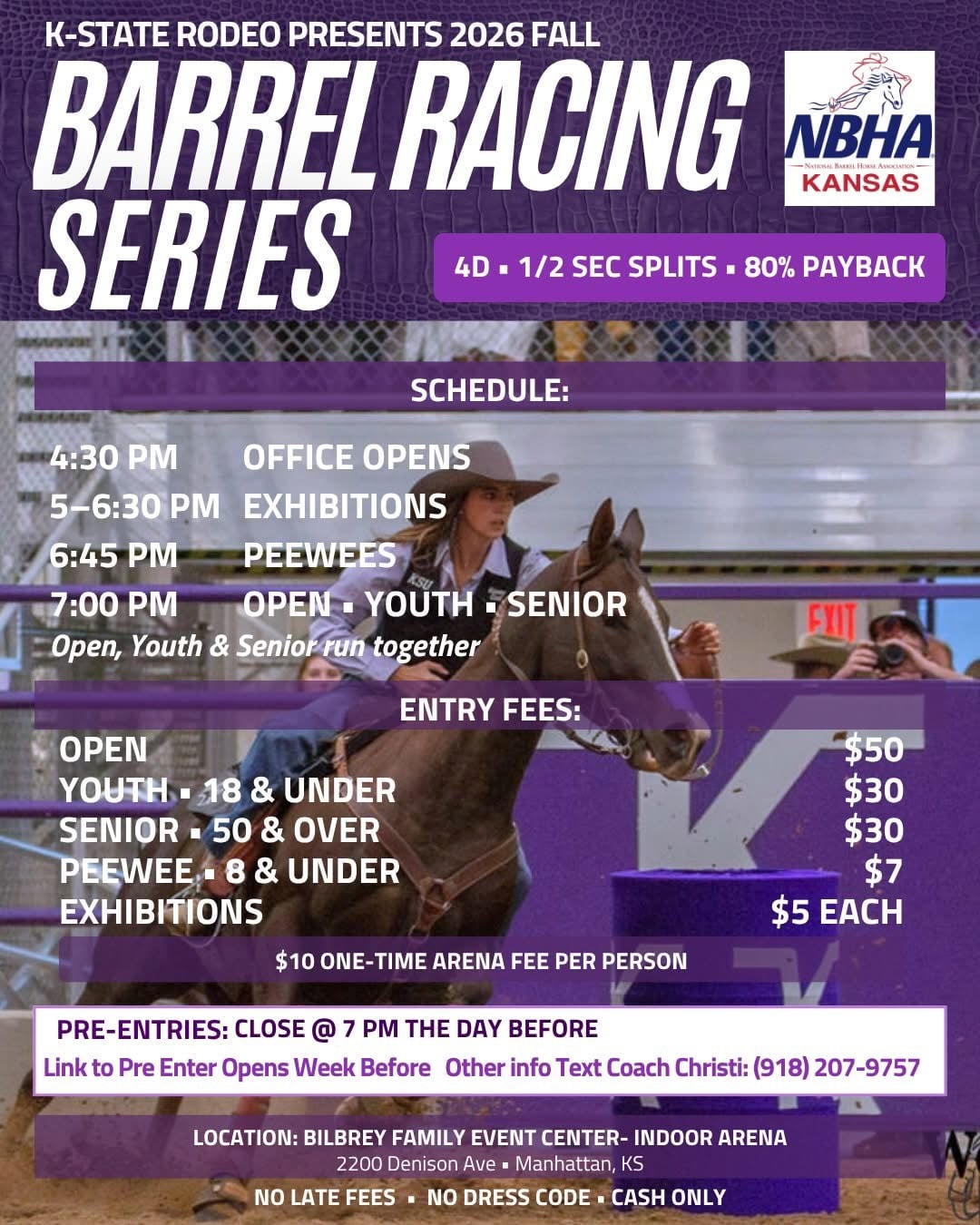 K-STATE RODEO FALL BARREL SERIES