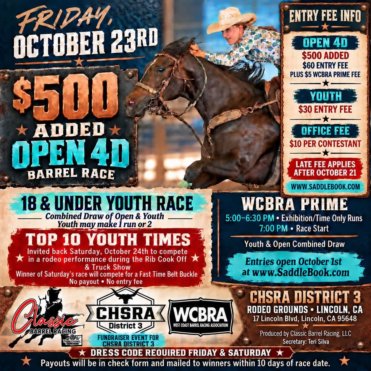 Classic Barrel Racing Friday October 23