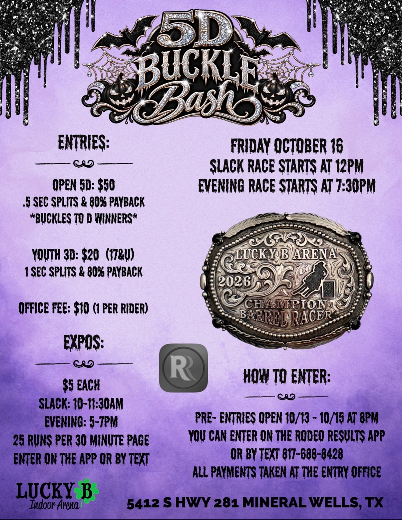 5D Buckle Bash flyer