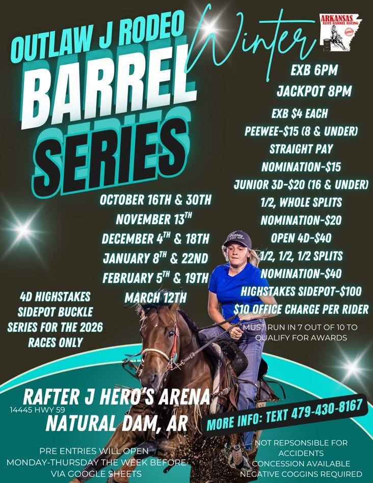 Outlaw J Barrel Series flyer