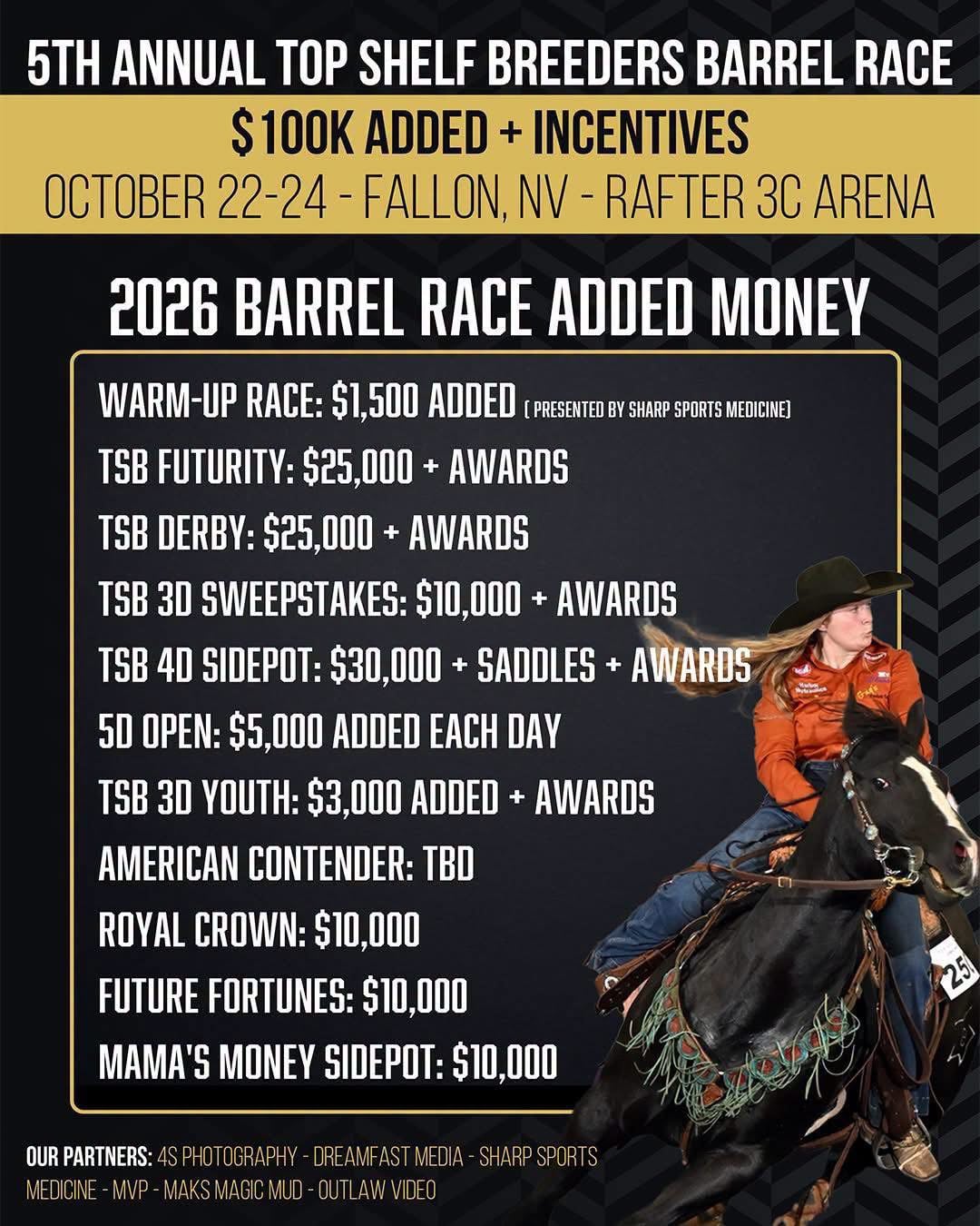 TOP SHELF BREEDERS BARREL RACE
