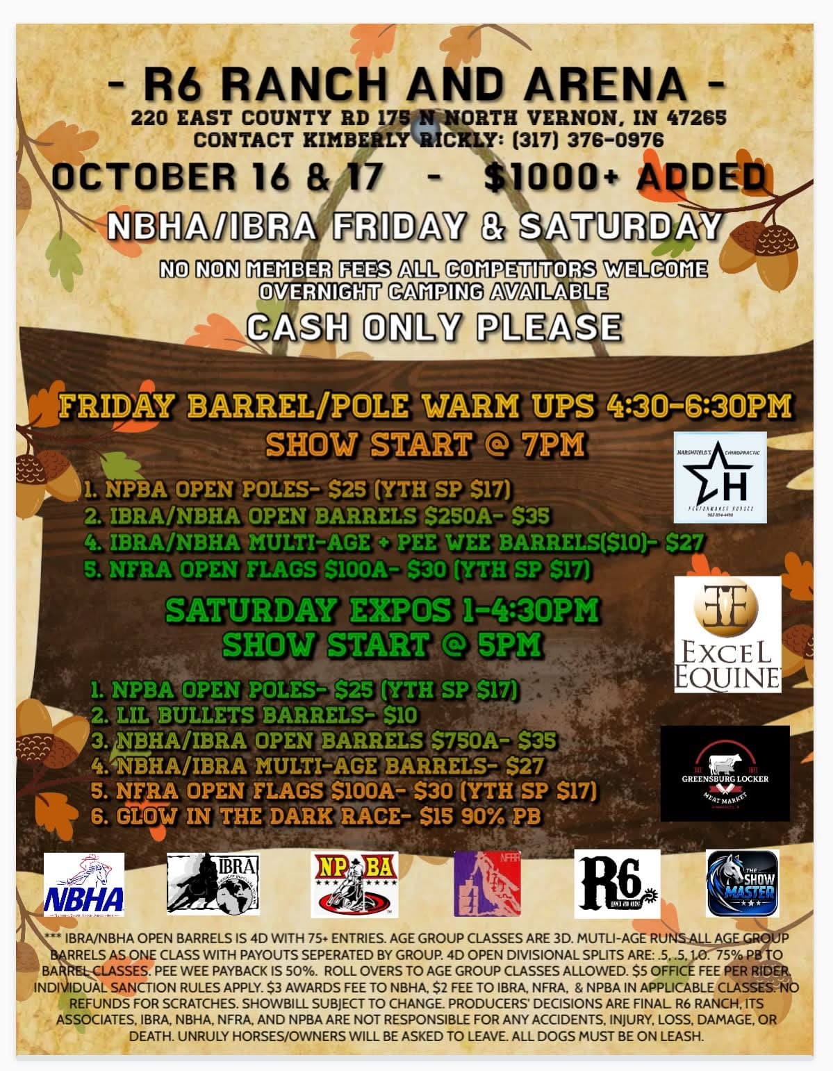 R6 Barrels & Poles flyer