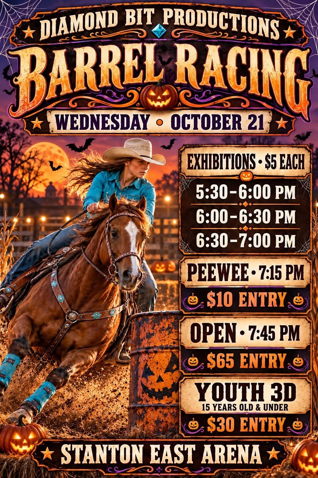 Diamond Bit productions Barrel Racing