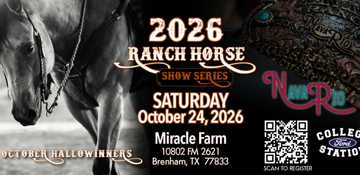 NavaRio Ranch Horse 2026 Series - October HalloWINNERS