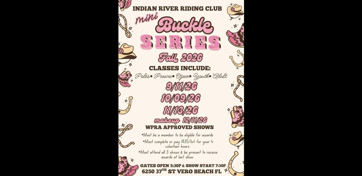 IRRC Fall Series #1 of 3 $250 added by Audrey’s feed and tack flyer