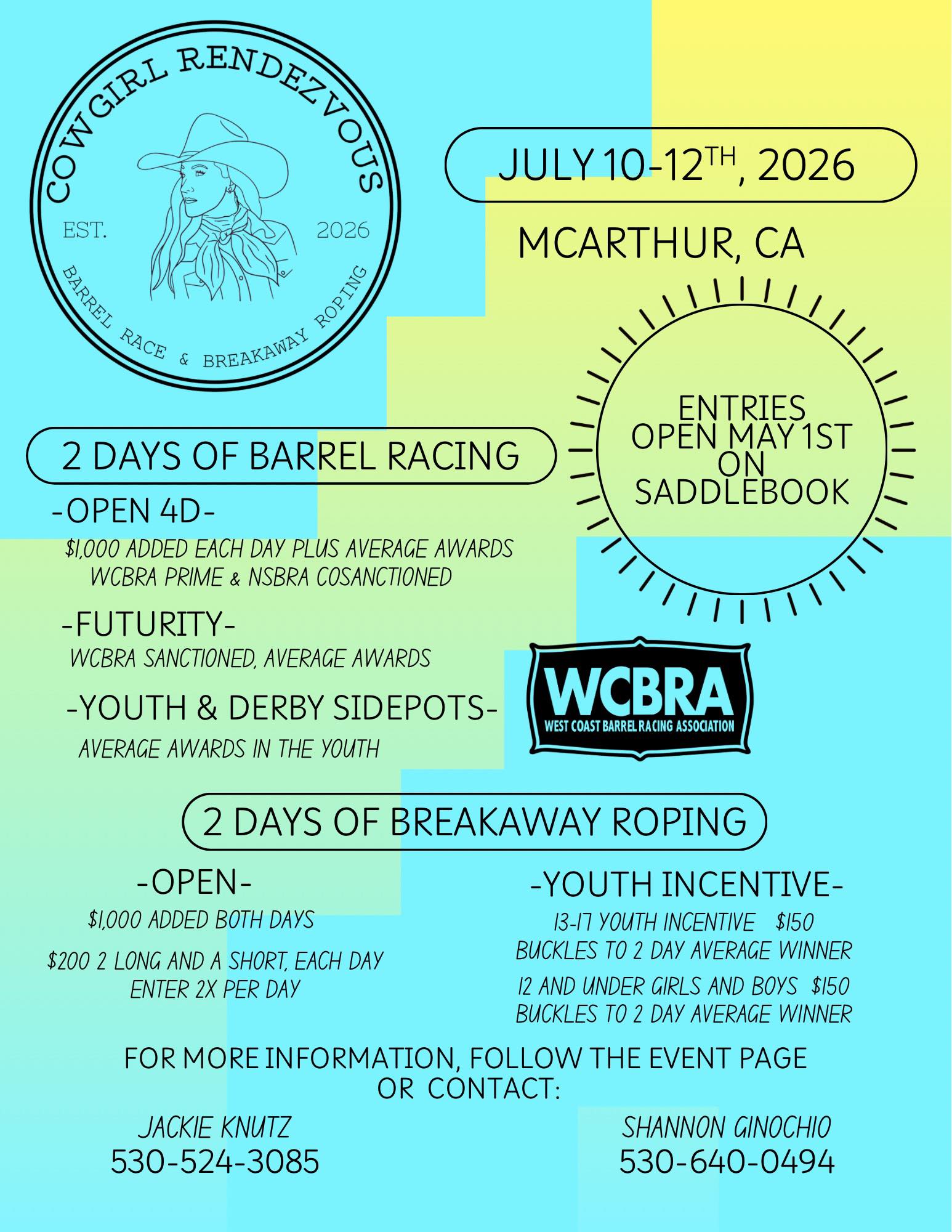 Cowgirl Rendezvous Barrel Race