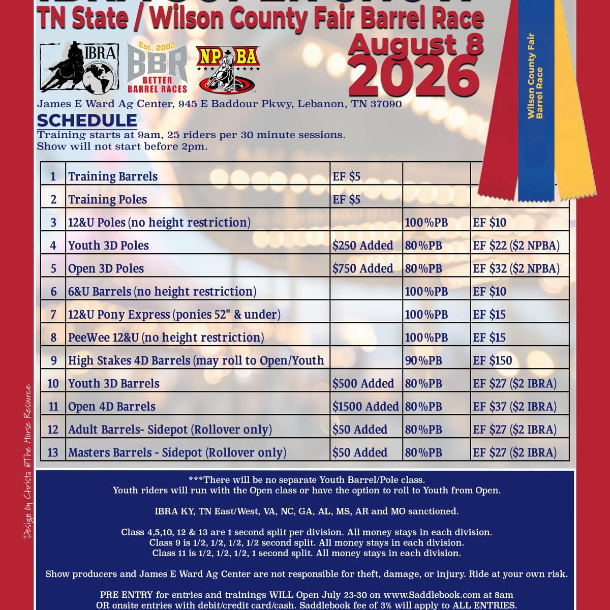TN State/Wilson County Fair Barrel Race