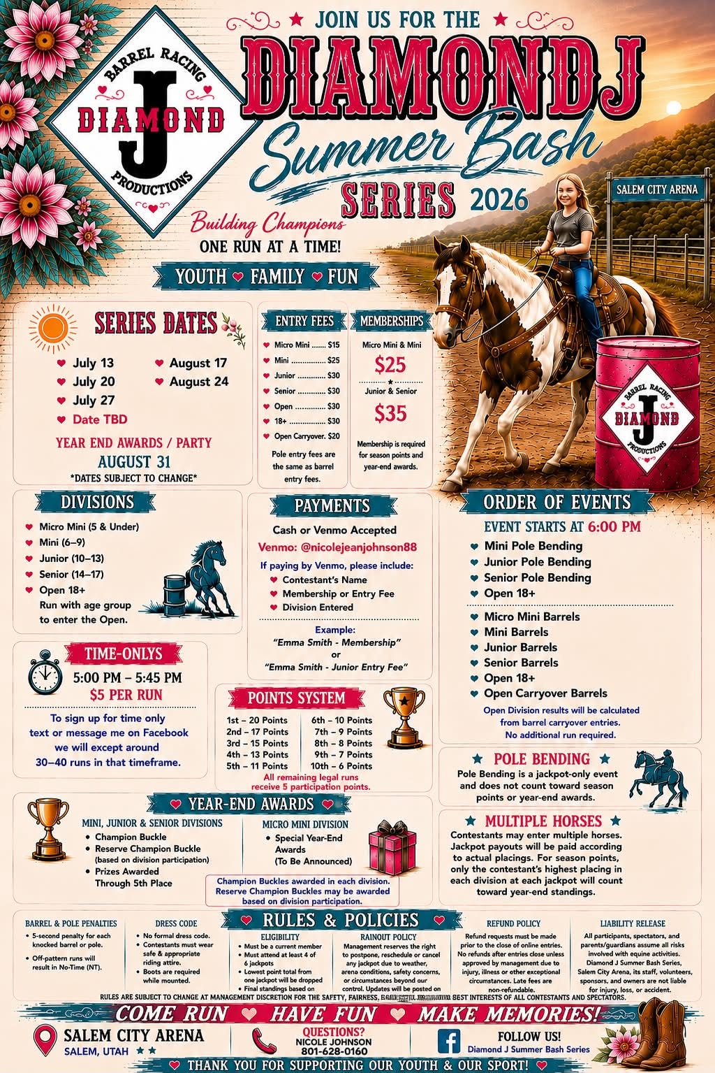 Diamond J barrel Race jackpot #2