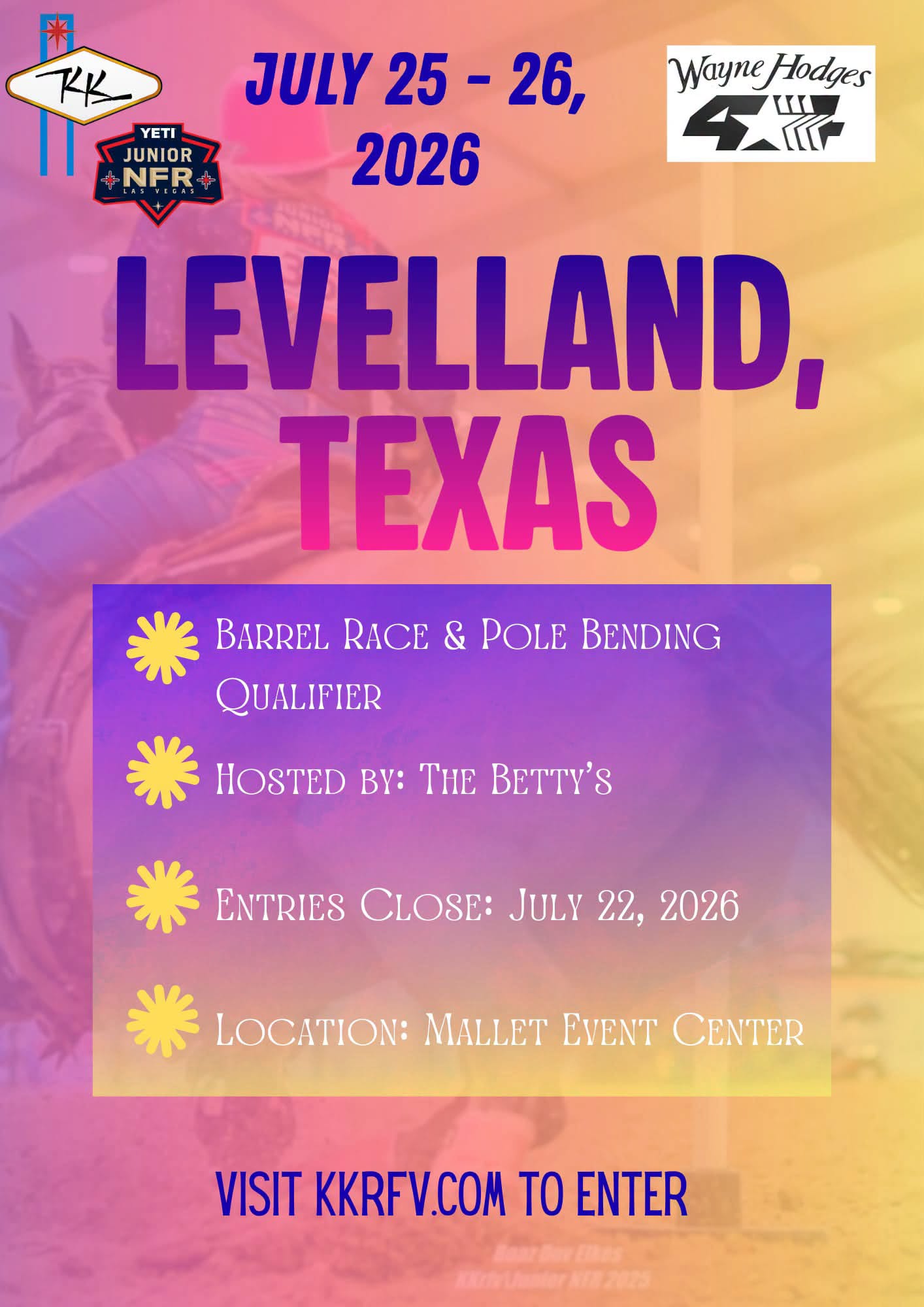KK Run for Vegas Levelland, TX Barrels and Poles